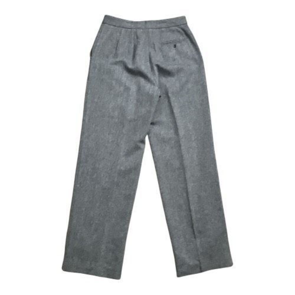 Liz Claiborne Women Grey Tweed Wool Blend Pant Suit Set Size 8 Lined Office - Picture 11 of 14